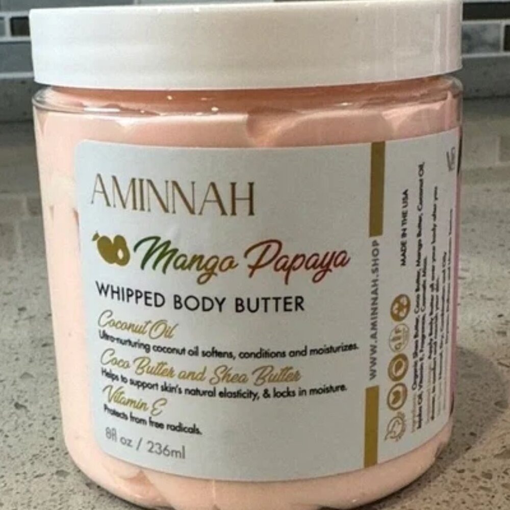 AMINNAH - Mango Papaya Whipped Body Butter